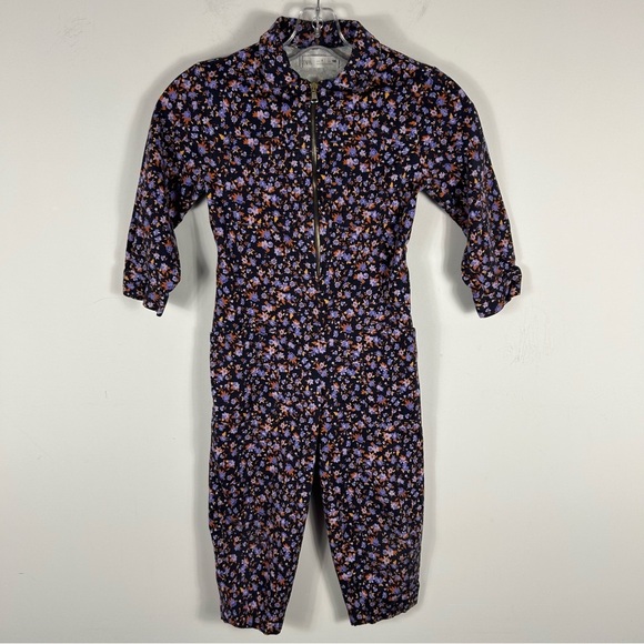 ❤️ Zara Floral Kids jumpsuit - Purple and Black 7 - Picture 3 of 12